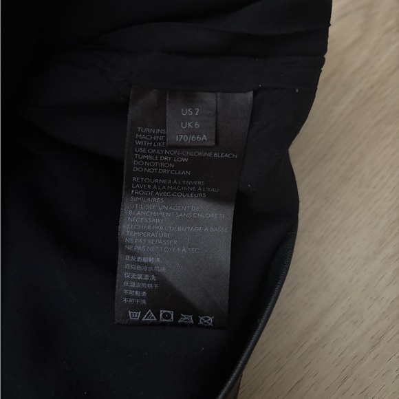 Free People Maya Mod Vegan Leather Mini Skirt Black - Picture 5 of 8